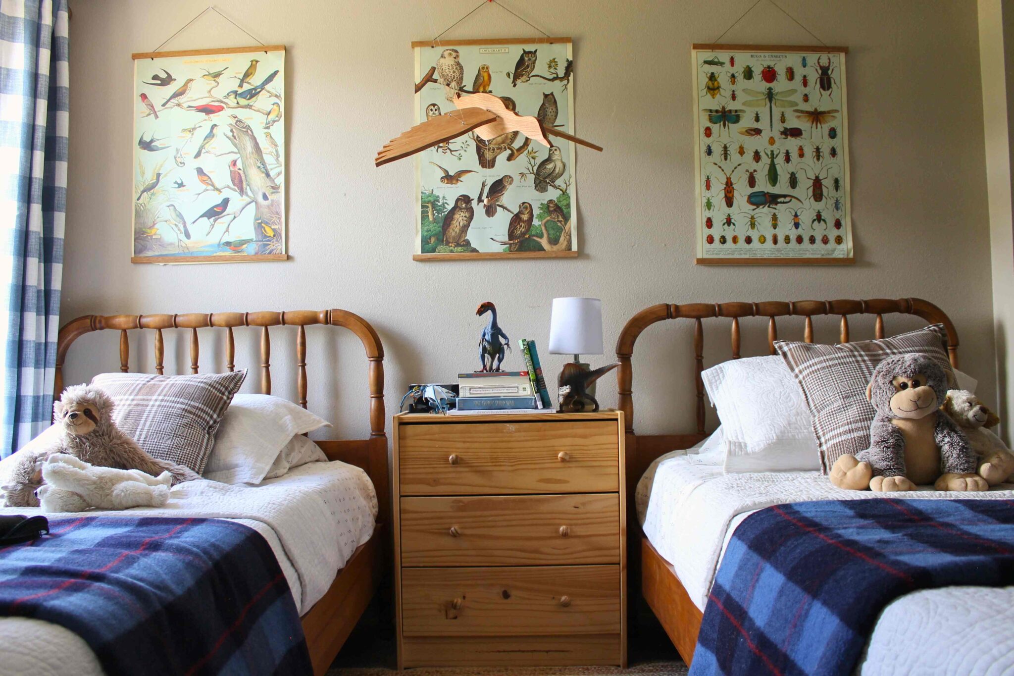 Country Style Boy's Bedroom In A 120-Year-Old Farmhouse - The Fairview ...